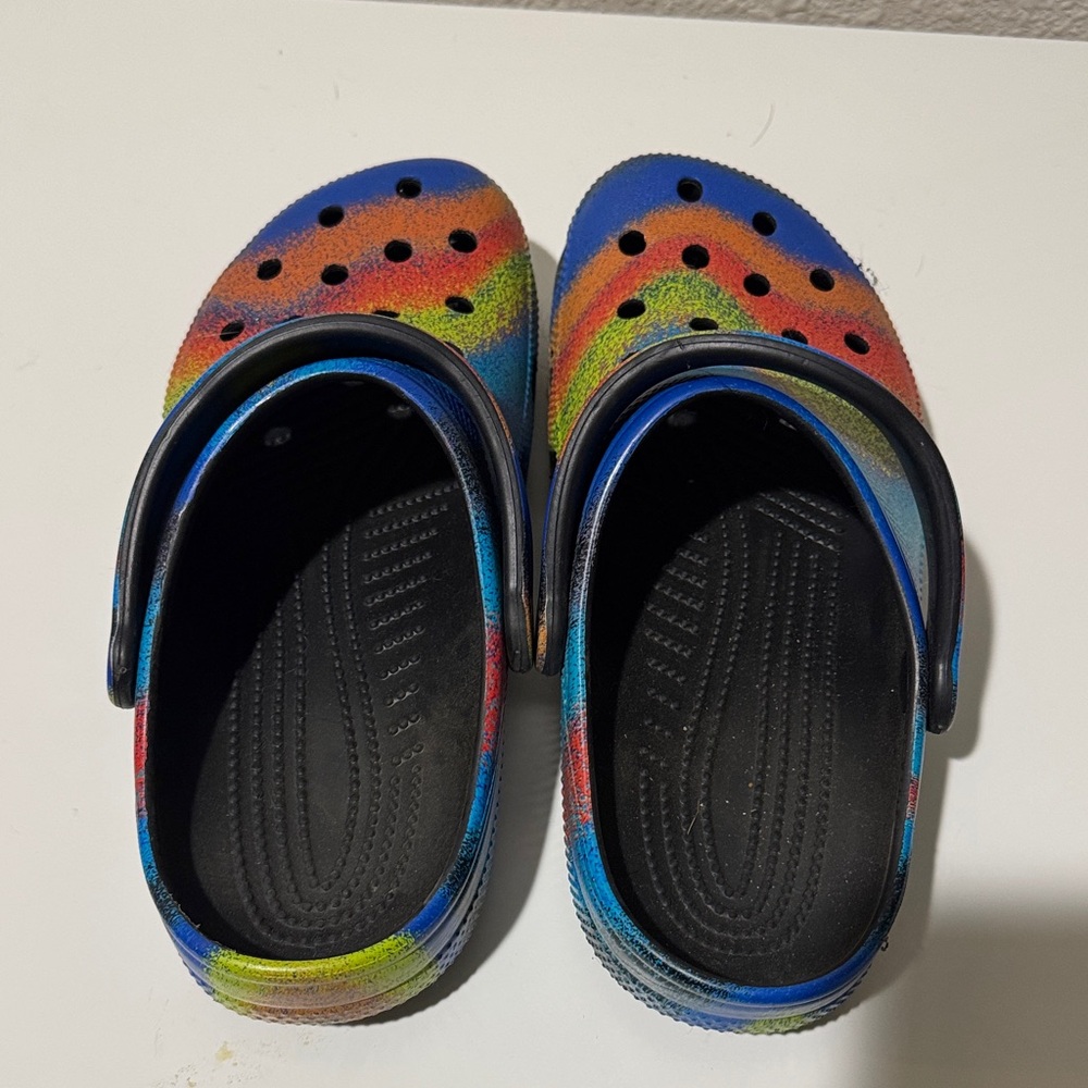 CROCS Kids Rainbow Water Shoes